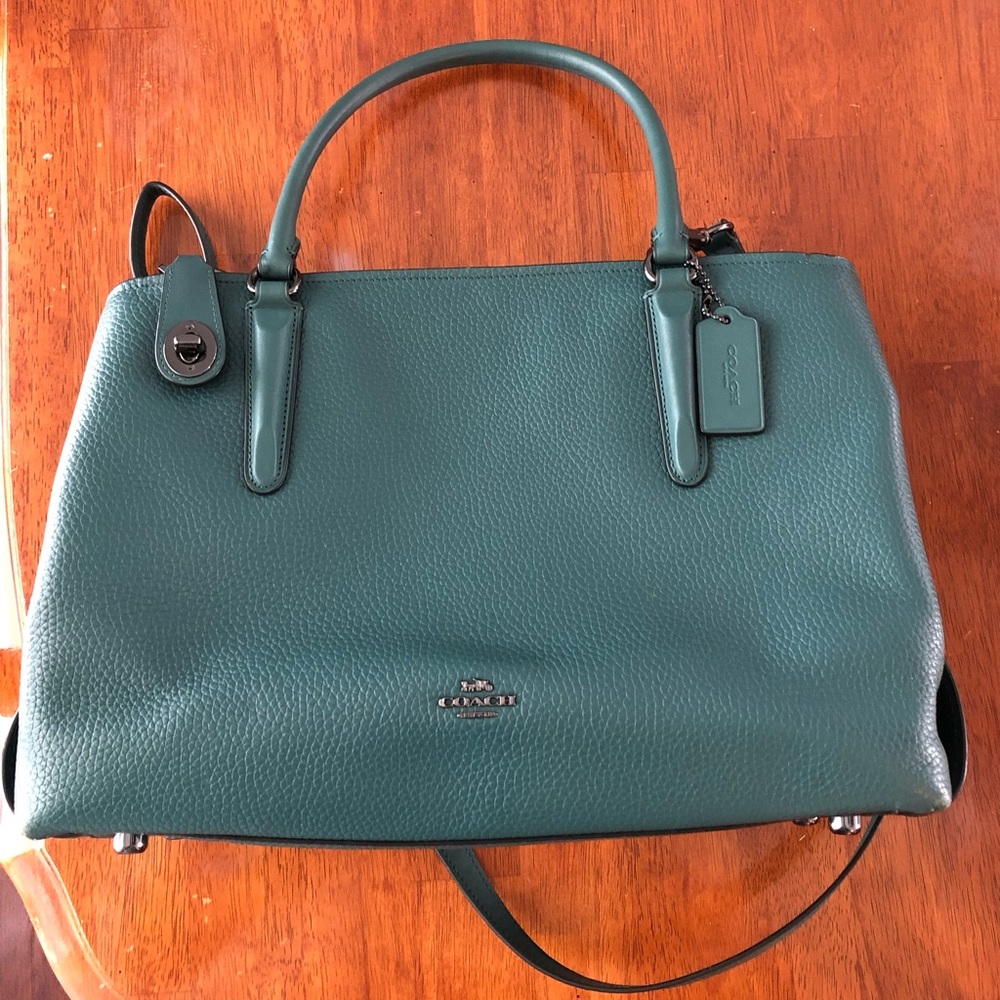 LIMITED ADDITION Evergreen Coach Handbag